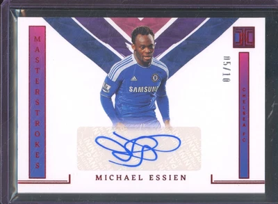 2022-23 Panini Impeccable MICHAEL ESSIEN #MS-MES Master Strokes Red Auto /10 SSP - Image 1 of 2