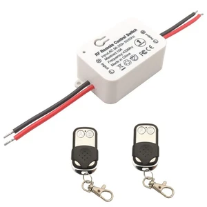 DieseRC AC 110V 120V 220V 240V Wireless Remote 1 Receiver and 2 Transmitters - Picture 1 of 13