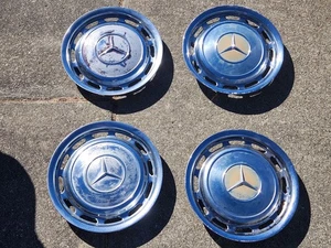 Mercedes W123 W108 R107 W116 W115 W114 14" Hubcaps 240 300 380 450 SD SL C CD CE - Picture 1 of 19