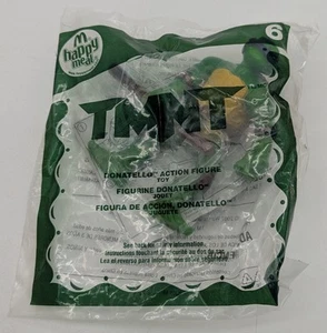 McDonalds 2007 Happy Food TMNT Teenage Muntant Ninja Turtles #6 Donatello Nuevo en Paquete - Imagen 1 de 2