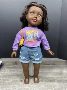 Muñeca Cheyenne Positively Perfect Fresh Dreamers 18" cabello castaño y ojos oscuro T21 - Imagen 1 de 17