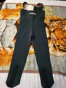 Hodgman Green Neoprene Stocking Foot Chest Waders Large New - Picture 1 of 13
