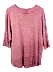 COA Pullover Damen Gr. Small Raspberry Heather Made in California Langarm - Bild 1 von 5