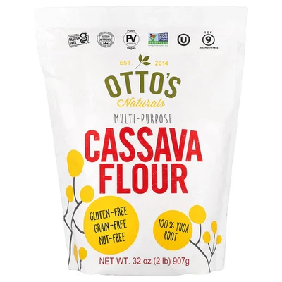 Otto s Naturals Cassava Flour 32 oz 907 g Gluten-Free, Grain-Free, Kosher, - Image 1 of 2