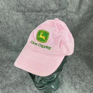 John Deer Youth Girls Adjustable Size Cap Hat Pink Green Yellow Embroidered 771 - Picture 1 of 10