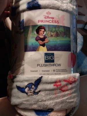 The Big One Disney Princess Snow White 5x6ft Plush Fleece Throw Blanket - Image 1 of 4