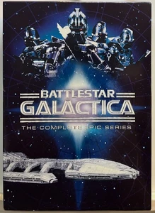 Battlestar Galactica: The Complete Epic Series (10 DVD Set Slipcover) Very Good - Picture 1 of 3