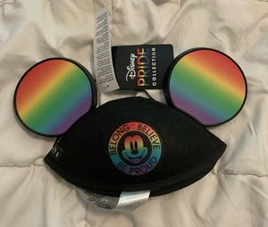 Disney Pride Mickey Mouse Parks Regenbogen Gehört stolz Believe Ohren Brandneu - Bild 1 von 2