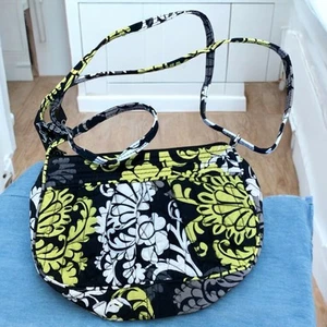 NWOT Vera Bradley Crossbody Shoulder Handbag Yellow Black - Picture 1 of 10