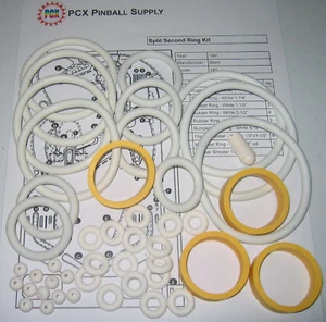 1981 Stern Split Second Pinball Machine Rubber Ring Kit - Picture 1 of 1