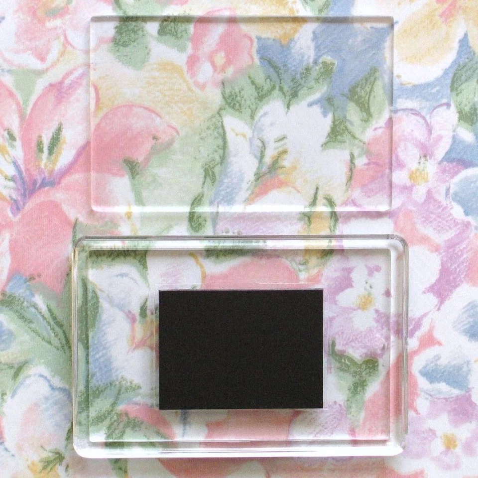 240x Blank Clear Acrylic Fridge Magnets 78x52mm Frame & 70x45mm Photo Size C1108