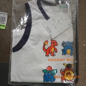 Vintage 1998 Pokemon  T-shirt Japan import NEW Pocket Monster Charizard Ivysaur - Picture 1 of 4