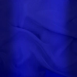 (2,82 €/m) Organzastoff / Dekostoff Organza 1,5 m x 3 m dunkelblau / marineblau - Bild 1 von 2