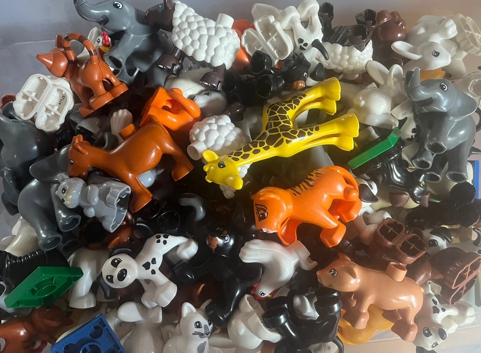 Lego Duplo - Lote de (10) piezas aleatorias de figuras de animales Foto 1 de 1