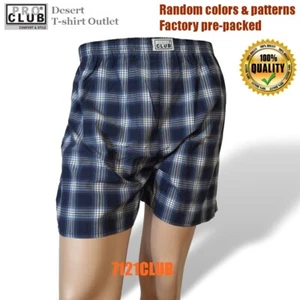 PRO CLUB BOXERS TRUNK SHORT PROCLUB MENS UNDERWEAR BIG AND TALL LOT 2 PACK S-7XL - Picture 1 of 30