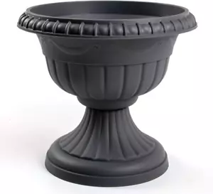 ∅25cm-46cm Maceta Ánfora Decorativa Husillo de Flores Maceta Roma Antracita - Imagen 1 de 7