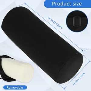Lumbar Roll Pillow for Lower Back Lumbar Support Pillow Memory Foam Roll Repny B - Picture 1 of 11