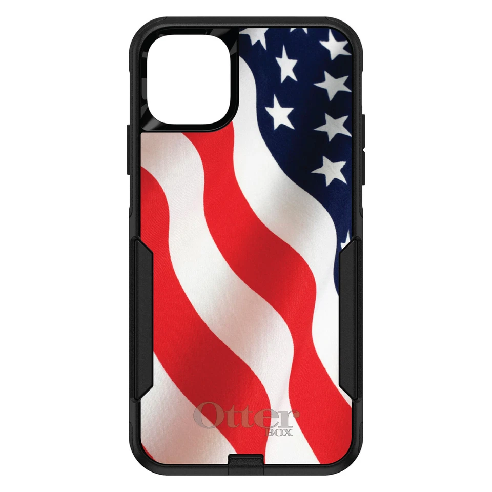 OtterBox Commuter for Apple iPhone (Pick Model) Rd Whte Blu United States Flag - Image 1 of 1
