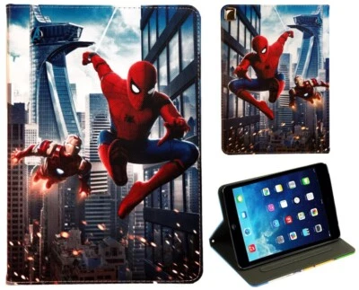For iPad Mini 6 Spider-Man Iron Man Marvel Superhero Movie New Case Cover - Image 1 of 2