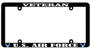 Thin frame VETERAN UNITED STATES AIR FORCE US U.S. AIR FORCE License Plate Frame - Picture 1 of 1