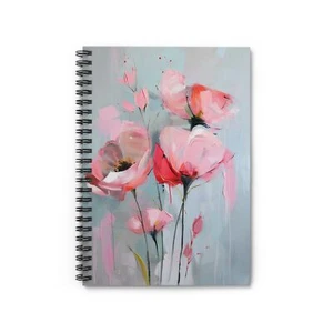 Cuaderno espiral arte floral - línea reglada - Imagen 1 de 6
