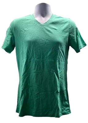Doublju женщин v-образным вырезом зеленый футболка большой - Изображение 1 из 2