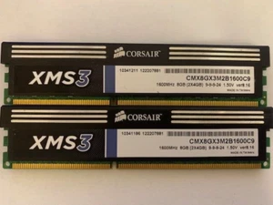 Corsair XMS3 8GB KIT (4GBX2) DDR3-1600 MHz PC3-12800 1,5 V CMX8GX3M2B1600C9 - Bild 1 von 2