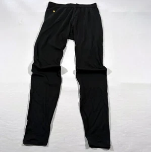 Men's Fjallraven Bergtagen Thinwool Long Johns Base Layer Pants Black Sz L - Picture 1 of 13