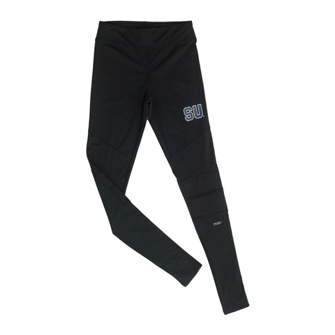 NWT Syracuse University Biker Leggings Yoga Pants NCAA Womens XS Black by nuyu Cover