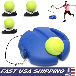 Bola de rebote para entrenador de tenis con cuerda solo kit de entrenamiento de tenis - Imagen 1 de 7