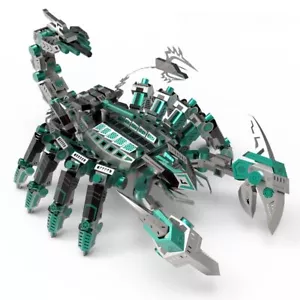 Metal Puzzle 3D Green Devils Scorpion Model Kits Assemble Jigsaw Educational Toy - Picture 1 of 8