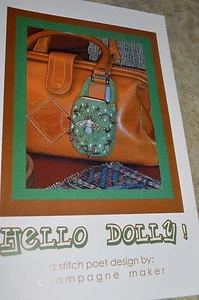 Champagne Maker Knitting Pattern Cell Phone Cozy for Purse - Picture 1 of 1