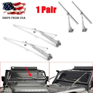Metal Wipers Windscreen Windshield Wipers For 1:10 TRX4 SCX10 RC Car Accessories - Picture 1 of 11