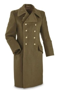 Mens Wool Long Coat Russian army Overcoat Men Long Coat, Wool coat Military Coat - Picture 1 of 4