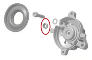 Rotax Max Evo Öldichtung Für Elektronische Power Ventil Go-Kart Karting Rennen - Bild 1 von 1