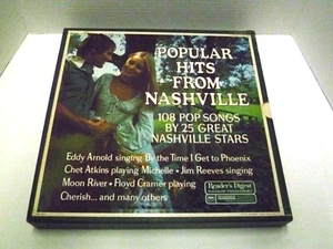 Readers Digest-Popular Hits From Nashville, 12", 33rpm, 9 Albums, - Imagen 1 de 1