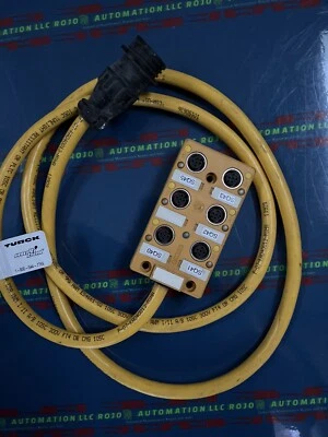 TURCK ELEKTRONIK|  VB 60-P7X7-5|  6 Port Distribution box| prox cable, I/O cable - Image 1 of 4