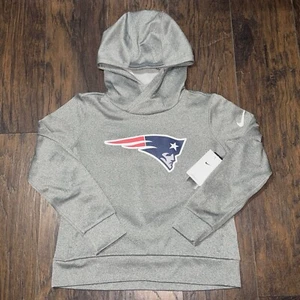 New England Patriots NFL Nike grau Team Logo Hoodie Sweatshirt Gr. Damen Small - Bild 1 von 16