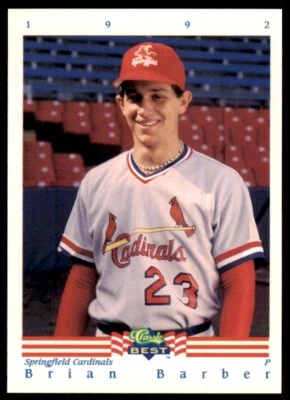 1992 Classic Best Brian Barber Baseball Cards #268 - Image 1 of 2