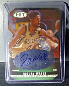 2000-01 Jaquay Walls Sage HIT handsignierte gestanzte #A30 Basketballkarte - Bild 1 von 2