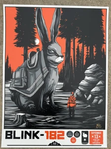 BLINK 182 Pepsi Center 2016 Denver, Colorado 1st Edition Poster By Mike Fudge - Picture 1 of 6