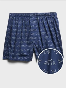 PARA HOMBRES TALLA MEDIANA 32-34 BANANA REPUBLIC ALGODÓN DISEÑO PERRO NUEVO CON ETIQUETAS - Imagen 1 de 1