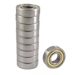 10 pezzi cuscinetti a sfera scanalati profondi in miniatura 40 mm x 17 mm x 12 mm 6203 - Foto 1 di 2
