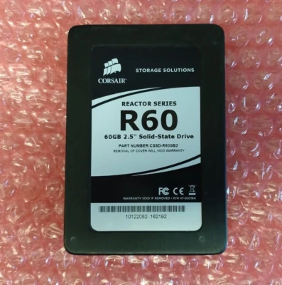 Corsair Reactor Series R60 60GB 2,5" SSD HDD CSSD-R60GB2 ,  Formatted - Image 1 of 3