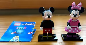 LEGO Disney Series 1 Mickey and Minnie Mouse Minifigure Lot (71012) Retired - Picture 1 of 3