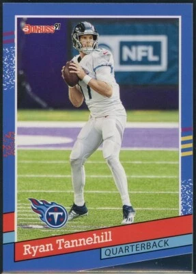 2021 Panini Donruss Ryan Tannehill 1991 Retro Series 91-26 Tennessee Titans - Image 1 of 2