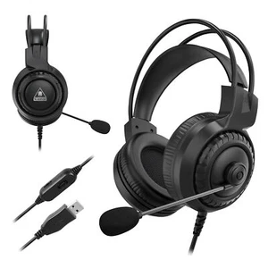 Słuchawki gamingowe nauszne przewodowe USB mikrofon Kruger&Matz GH-10 - Zdjęcie 1 z 12