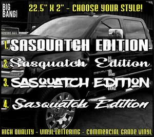 Calcomanía de vinilo edición Sasquatch BigFoot Believe SUV coche furgoneta camión ventana - Imagen 1 de 4