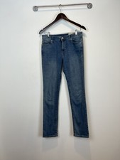 Esprit Organic Womens Jeans Straight Leg Mid Rise Stretch Cotton Size 28W  32L