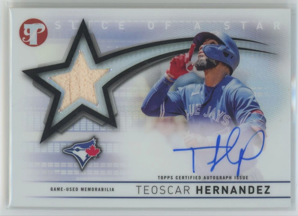 2022 Topps Slice of a Star Teoscar Hernandez - Imagem 1 de 2